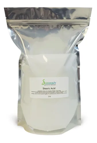 Miniatura 4 de Soapeauty Ácido esteárico Triple prensado Derivado de palma Grado cosmético puro Vegano, sin gluten para hacer jabón y loción, ingrediente