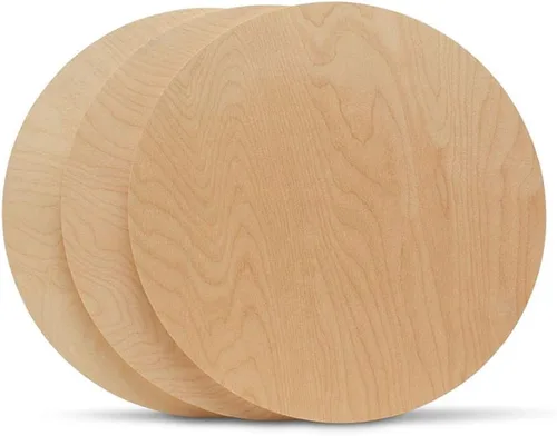 Miniatura 4 de Círculos de madera de 0.5 pulgadas de grosor, desde 10 hasta 24 pulgadas de diámetro