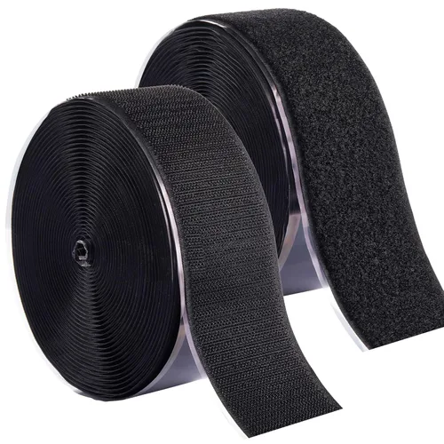 Miniatura 23 de Tiras adhesivas para tela (6 pies x 3/4 pulgadas), se pegan sin coser ni planchar, para ropa y cortinas, cinta de dobladillo de doble cara