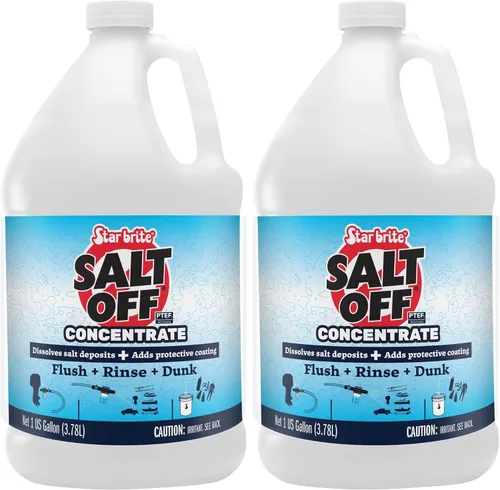 Miniatura 12 de Kit STAR BRITE Salt Off – Aplicador y 32 OZ de concentrado para limpieza de motores marinos y eliminación de sal en botes, remolques