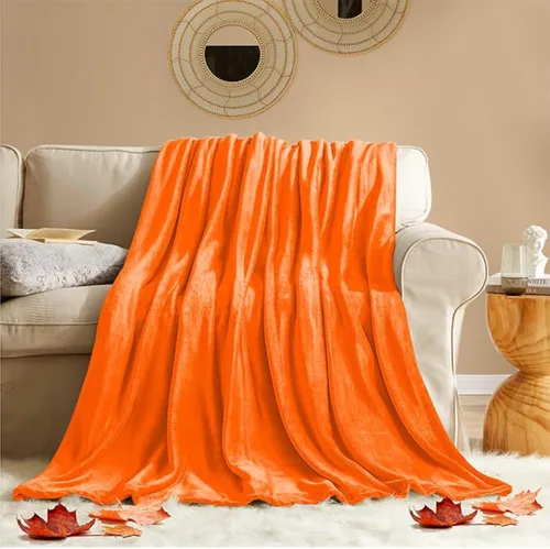 Miniatura 35 de KMUSET Manta de Tiro Súper Suave Premium de Franela de Forro Polar Sedosa Tamaño de Tiro Beige Microfibra Manta Ligera para Uso en Todas