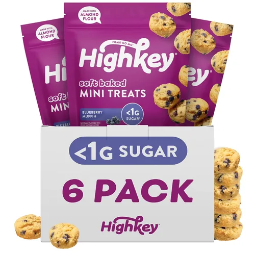 Miniatura 17 de HighKey Muffins de plátano bajos en azúcar, bocadillos keto bajos en carbohidratos de 2 onzas, paquete de 3, mini magdalenas sin gluten con fibra
