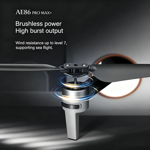 Miniatura 5 de AE86ProMax+Drones con cámara para adultos video 4K, pantalla táctil, control remoto para tableta y cardán mecánico de 3 ejes, transmisión digital