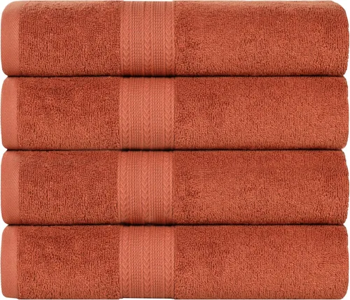 Miniatura 79 de Superior Juego de 6 toallas de mano de algodón ecológico, toallas pequeñas para spa, hotel, baño de invitados, cocina, secado rápido, suave