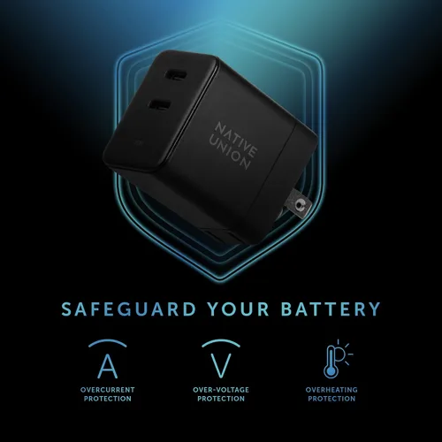 Miniatura 9 de Native Union Fast GaN Charger PD 35W - Cargador USB-C ultra compacto habilitado para entrega de energía de hasta 35 W - para MacBook Air, iPads