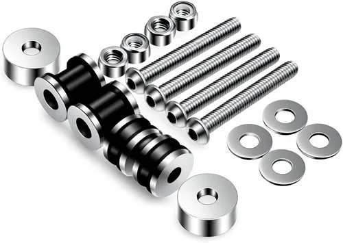 Miniatura 10 de Kits de hardware de acoplamiento desmontable de 4 puntos para motocicletas Compatible con modelos Harley Fat Boy FLFB, FXBR, FLFBS y FXBRS 2007-2023