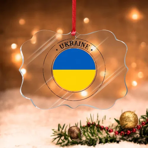 Miniatura 23 de Bandera de Andorra, adorno colgante de Navidad, bandera nacional, decoraciones de Navidad, adornos acrílicos, colgante para árbol de Navidad