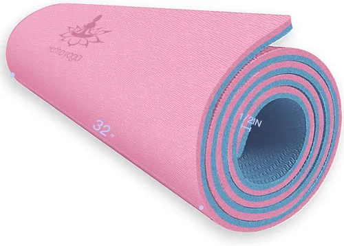 Miniatura 9 de Hatha Yoga - Tapete de yoga extra grueso de elastómero termoplástico, 72 x 32 pulgadas de grosor, 1/2 pulgadas, respetuoso con el medio ambiente