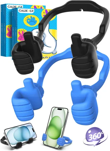 Miniatura 12 de CALDEVER Rellenos de Calcetín para Adolescentes Niños Niñas Adultos Soporte para Teléfono Celular Patentado Paquete de 2 Soporte Perezoso Thumbs Up