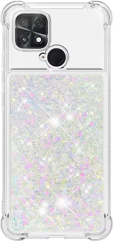 Miniatura 93 de Glitter Sparkle Moving Quicksand Flowing Cover para Xiaomi Redmi Note 10S Bling Liquid Clear Star Heart Silicona Bumper Funda transparente de goma a