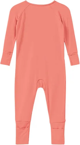 Miniatura 4 de Pijama de viscosa de bambú sin pies para niños y niñas, pijamas con cremallera para dormir y jugar, mameluco - 0-24 meses