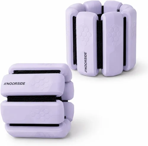 Miniatura 11 de Pesas de tobillo y muñecas Adujstable para mujeres y hombres Juego de 2 (1.1 libras cada una) Talla única Perfecto para caminar, correr, CREMA