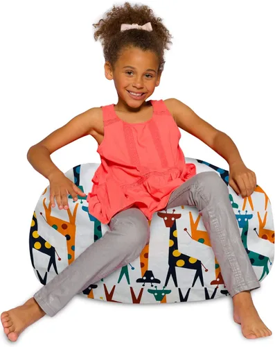 Miniatura 17 de Posh Beanbags - Sillón puff Azul Rey Sólido