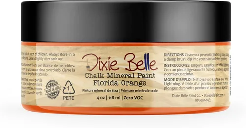 Miniatura 352 de Dixie Belle Paint Company - Pintura con acabado de tiza para muebles, color negro (Caviar), 1 galón, 128 fl oz, pintura mineral color rosa intenso