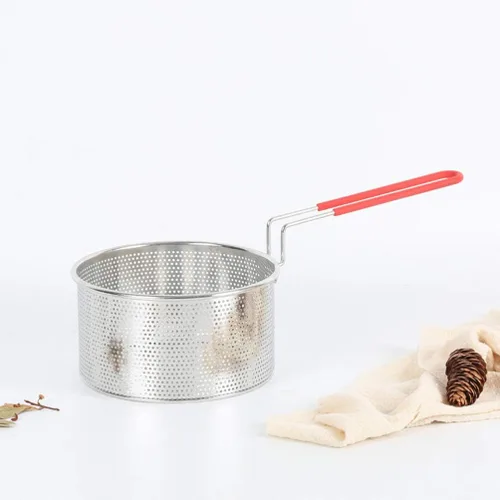 Miniatura 4 de Colador de fideos de acero inoxidable Filtro de alimentos fritos Colador Colador Cuchara Colador Cesta