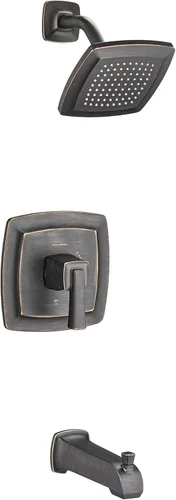 Miniatura 16 de American Standard TU353507.243 Townsend - Juego de molduras para ducha con cartucho de equilibrio de presión, negro mate Mate negro