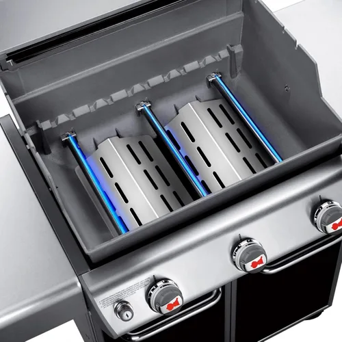 Miniatura 5 de GasSaf Deflector de calor de repuesto para Weber 65505 7622, Genesis 300 Series (2011-más reciente) E310 E320 E330 S310 S320 S330 con control