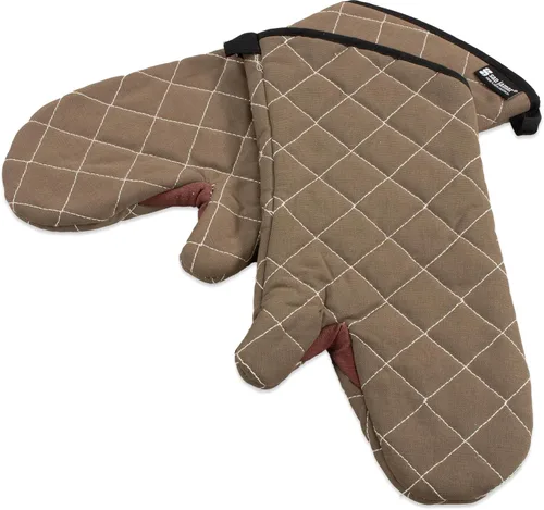 Miniatura 7 de San Jamar Manopla de horno Bestguard con Webguard Plus reforzado, algodón, 17 pulgadas, negro