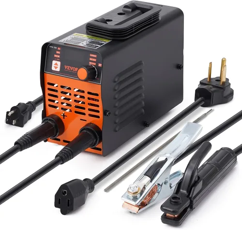 Miniatura 11 de VEVOR Soldador de Palo, Mini y Portátil 140Amp 2 en 1 Máquina de Soldadura ARC/Lift TIG, Soldador de Arco con Arranque en Caliente/Fuerza