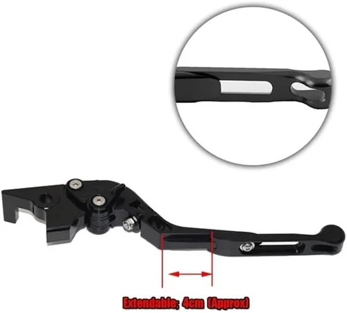 Miniatura 3 de Clutch Brake Lever for FZ8 FZ-8 2011-2020 Motorcycle Adjustable Folding Extendable Brake Clutch Levers Handle