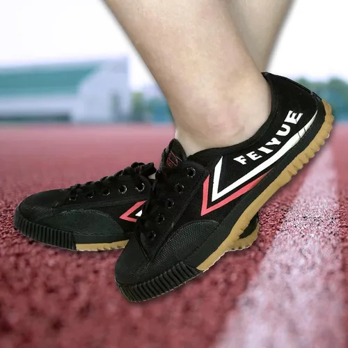 Miniatura 3 de Zapatos de lona para artes marciales para adultos y niños, tenis de lona bajos para caminar diariamente casual, tenis de moda unisex con suela
