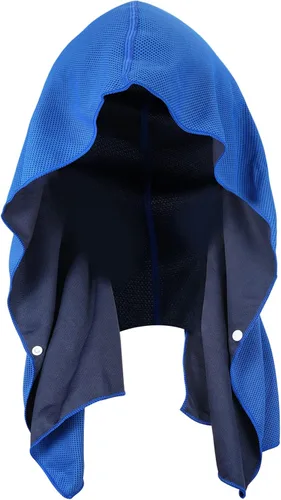 Miniatura 13 de Sukeen Toalla de enfriamiento con capucha, toallas de enfriamiento para cuello y cara, de secado rápido, absorbente, protección UV, envolturas