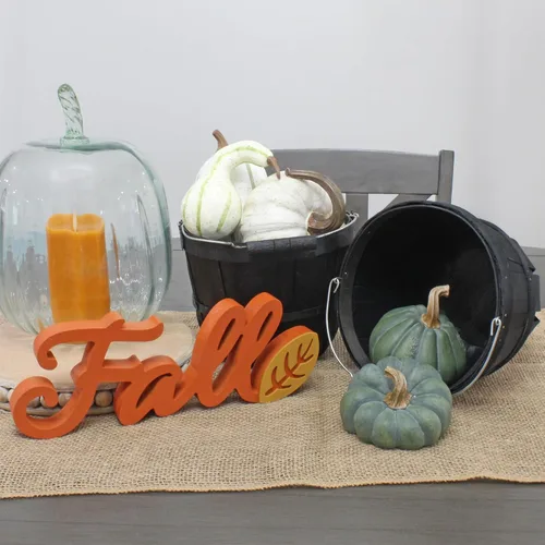 Miniatura 2 de Cornucopia Brands Canastas redondas de madera (paquete de 2, negro); cubos de madera para frutas con asa, capacidad de 4 cuartos de galón; 6.1