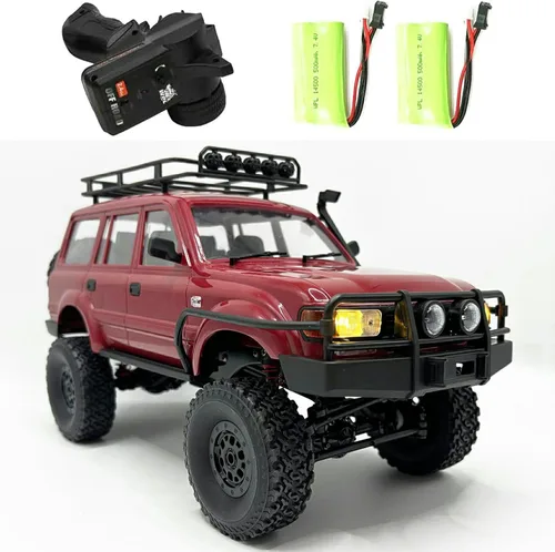 WPLDEWAN RC Crawler WPL C54-1 RC Truck 1/16 RC Rock Crawler 4x4 Camión de control remoto todoterreno todo terreno RTR proporcional 260 motor