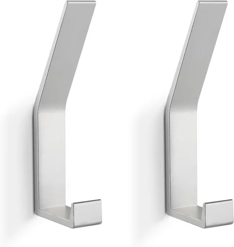 Miniatura 15 de Ganchos para Perchero Montados en la Pared, Negro, 2 Paquetes, Ganchos de Cuerda para Toallas de Baño para Cocina, Puerta, Gabinete, Baño