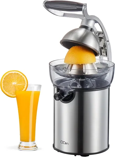 Miniatura 6 de Qcen 500W Juicer Machine Green y Electric Citrus Juicer Exprimidor Paquete
