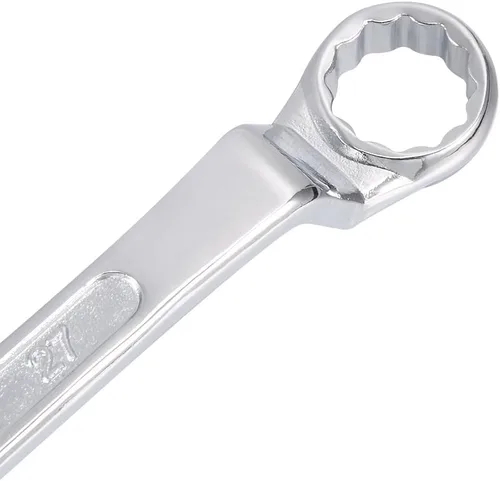 Miniatura 3 de uxcell Llave métrica de extremo de caja doble de desplazamiento de 12 puntos de 0.945 in x 1.063 in, cromada, Cr-V