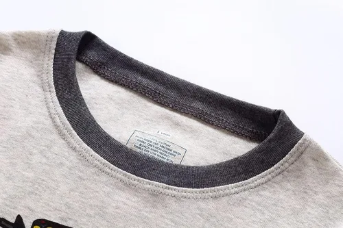 Miniatura 2 de RKOIAN Conjunto de pijamas de manga larga para niños pequeños, 100% algodón, ropa de dormir para niños pequeños
