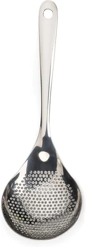 Miniatura 9 de RSVP International Endurance Kitchen Collection - Herramientas coladoras perforadas, cucharón, acero inoxidable 18/8