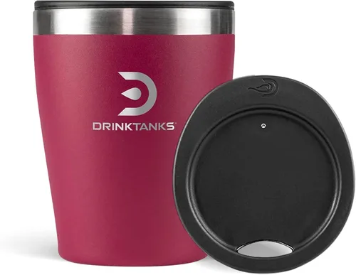 Miniatura 9 de DrinkTanks® - Vaso aislado para manualidades, taza de acero inoxidable, vaso de 10 onzas con tapa, vaso de acero inoxidable para agua, café
