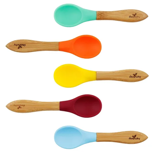 Cucharas para niños pequeños, Multicolor