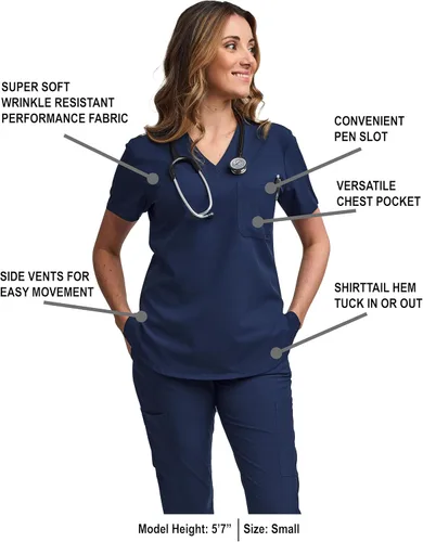 Miniatura 2 de Green Town Conjunto de uniforme médico para mujer