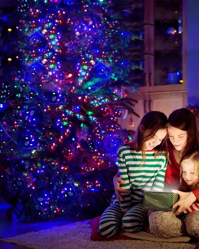 Miniatura 7 de Blingstar - Luces de Navidad de Cadena de Luces de Color, 33 pies, 100 LED, impermeables, multicolor, luces parpadeantes de 8 modos, 30 V