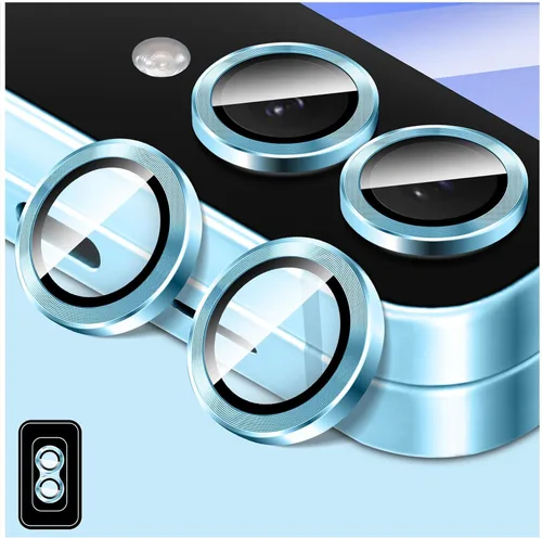 Miniatura 36 de LucBuy Protector de lente de cámara para Samsung Galaxy Z Fold 3, cubierta de cámara de vidrio templado Protector de pantalla Adhesivo de película