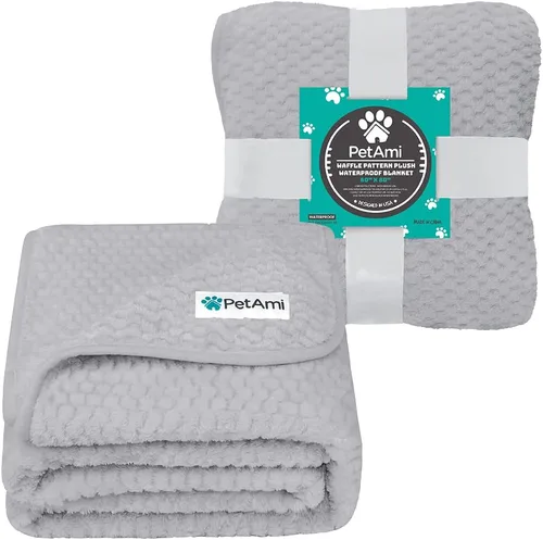 Miniatura 2 de PetAmi Manta impermeable para perro, manta XL a prueba de fugas para perros grandes, protector de sofá y muebles, manta de forro polar para cama