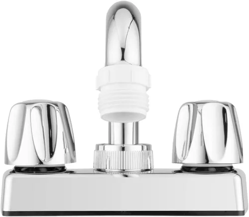 Miniatura 5 de Pacific Bay - Lynden Utility - Grifo para fregadero de lavandería con boquilla giratoria de acero inoxidable - Adaptador de manguera de jardín