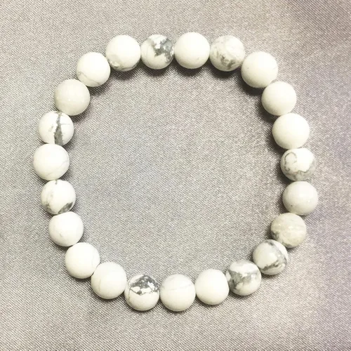 Miniatura 508 de Gem Avenue Handmade Round Bead Stretch Bracelet Unisex Natural Stone Beaded Jewelry for Men & Women, Elastic Wristband for Daily Wear