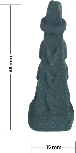 Miniatura 2 de Conos de cascada de incienso natural de flujo de retorno, forma única para incienso de reflujo, para oración, meditación, relajación (25 piezas)