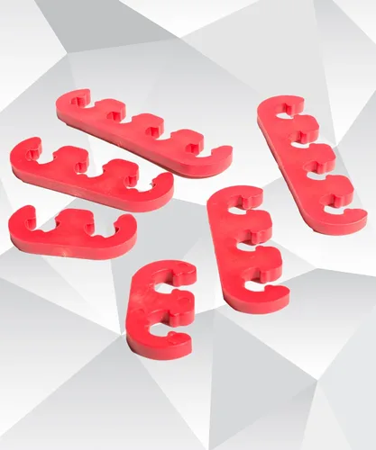 Miniatura 4 de RACOONA Separador de cable de bujía, 12 piezas de 0.276 in, 0.315 in, 0.335 in, 0.346 in, soporte de cable de bujía, accesorios de automóvil, telar