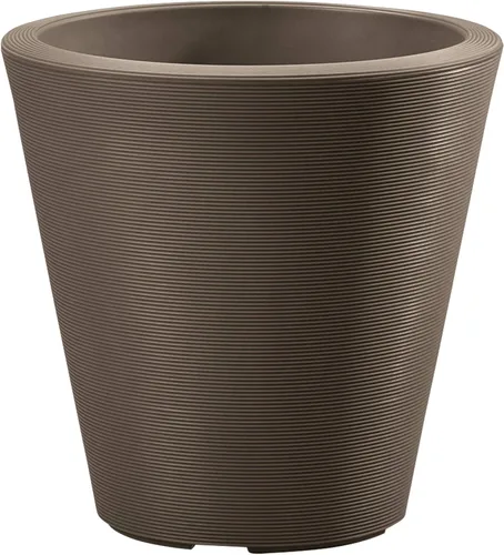 Miniatura 33 de Crescent Garden Madison Planter– Maceta resistente a la intemperie, doble pared para interiores y exteriores con orificio de drenaje, contenedor