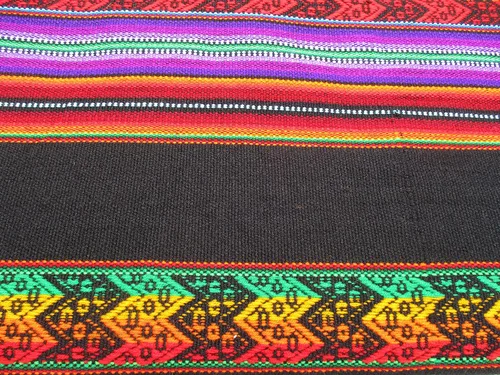 Miniatura 3 de Funda de cojín de tela inca, funda de cojín decorativa de Perú, funda de cojín de algodón estilo peruano para sofá de 18 pulgadas x 18 pulgadas Negro