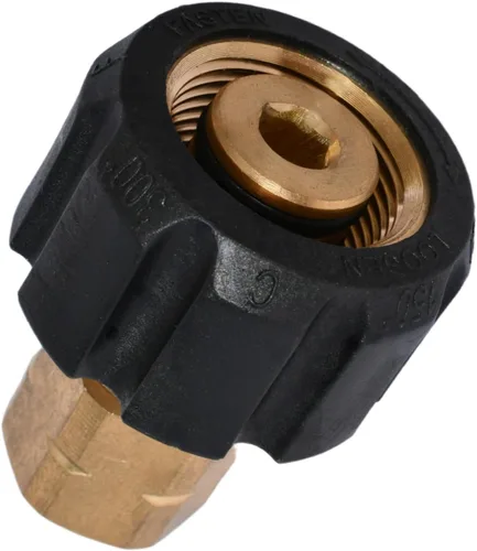 Adaptador de lavadora a presión 3/8 '' FNPT x M22-0.551 in Rosca Hembra Acoplador de Arandela Eléctrica Acoplador de Repuesto Herramientas Acoplador