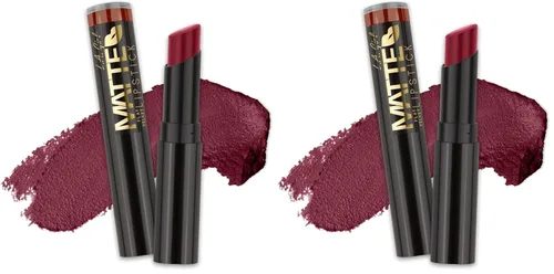Miniatura 16 de L.A. Girl Lápiz labial mate de terciopelo plano, Bite Me GLC810