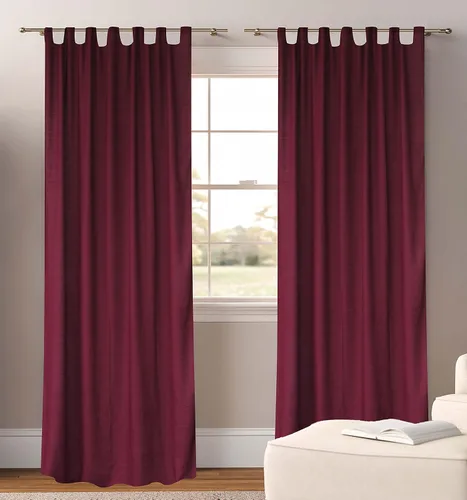 Miniatura 8 de EcoDrapes Paneles de cortina macizos con pestañas trenzadas para casa de lujo (rosa bebé, 52 pulgadas de ancho por 63 pulgadas de largo, 1 panel)