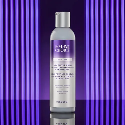 Miniatura 4 de The Mane Choice The Alpha Easy On The Curls - Acondicionador de hidratación para cabello rizado, acondicionador desenredante nutritivo enriquecido