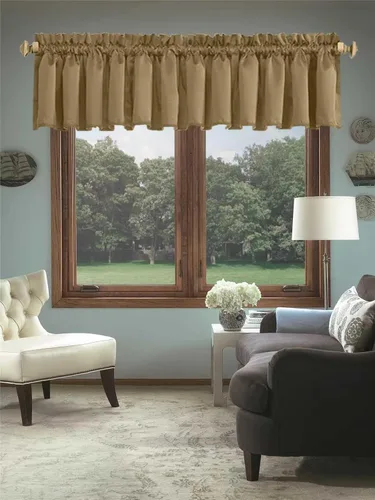 Miniatura 53 de Cortinas de cocina negras Ladity - 2 paneles de cortinas cortas opacas, 36 pulgadas, privacidad, niveles de café, cortinas de granja para ventana